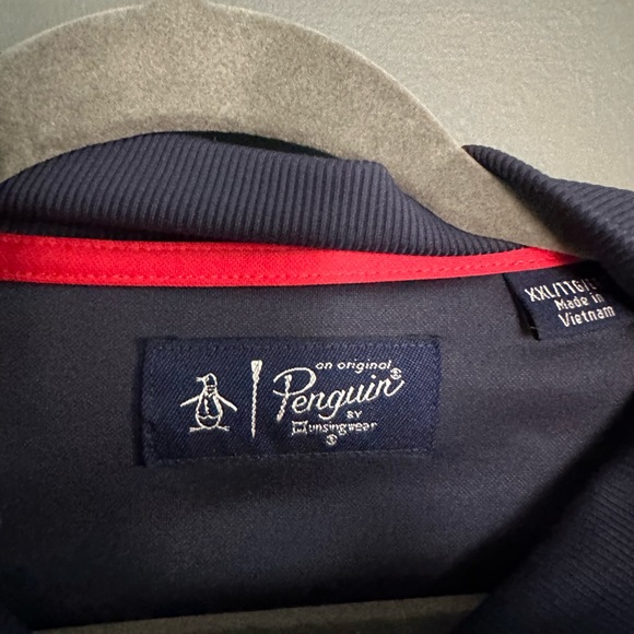 Original Penguin track jacket fits like XXL - Picture 3 of 5